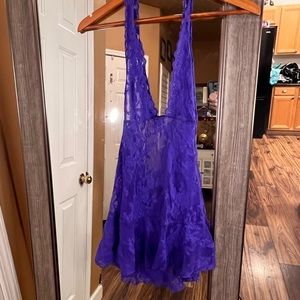 Victoria’s Secret Purple Lace Neglige